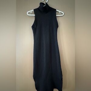 Club Monaco Classic Black Midi Dress
